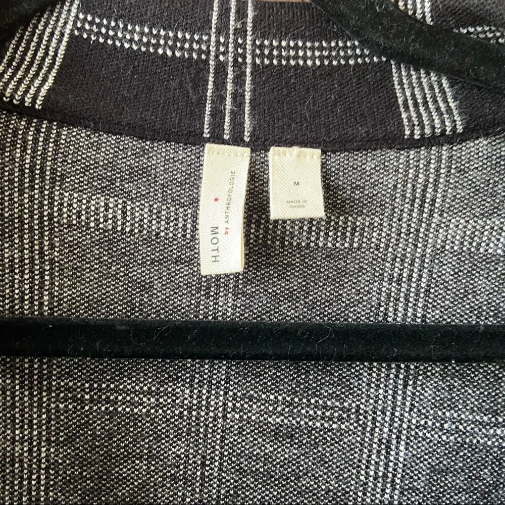 Anthropologie Moth Windowpane Jacket